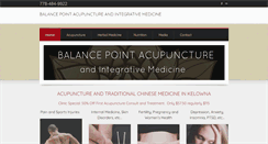 Desktop Screenshot of kelownaacupuncture.com